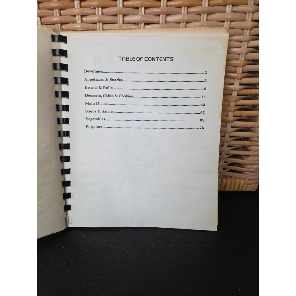 Coates Elementary School‎ Cookbook Danville, Virginia Vintage Recipe Book Local
